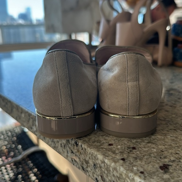 Reiss Women's Suede Buckle Detail Loafers 7.5 - Picture 9 of 12